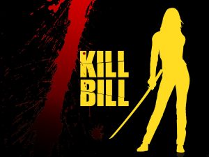 Kill Bill poster (blood splattered)
