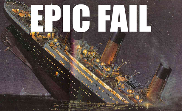 TITANIC FAIL