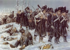 Napoleon's troops vs the Russian winter