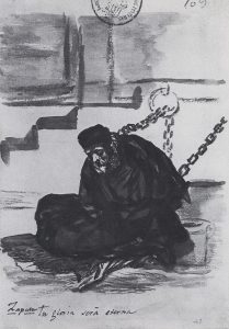 imprisoned victim of the Inquisition