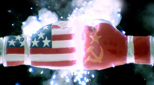 Rocky IV poster - US vs Soviet Union