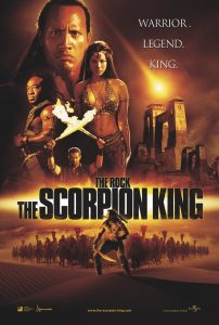 "The Scorpion King" (The Rock) - movie poster
