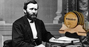 Ulysses S. Grant (with whiskey barrel)