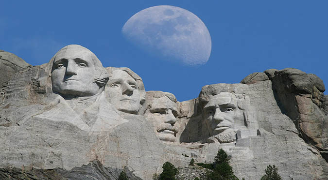 Mount Rushmore - the American Presidents