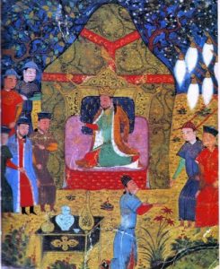 Genghis Khan's enthronement