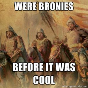 Hipster Mongolians - were bronies before it was cool