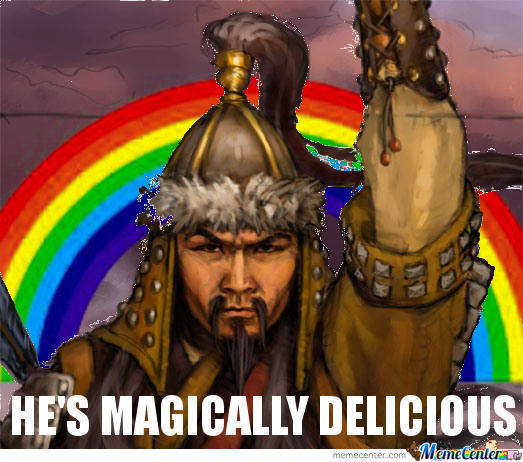 Genghis Khan: he's magically delicious