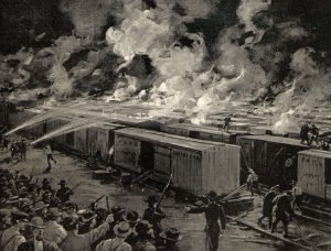 The Pullman Railroad Strikes - martial law