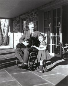 FDR in wheelchair