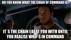 chain of command meme
