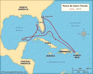 Ponce de Leon - map